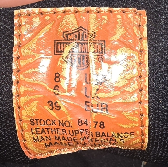 Harley Davidson Black Boots Womens Size 8 Badlands 6 Inch Ankle Combat - Picture 8 of 9